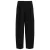 comma barrel cropped broek – zwart