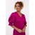Ydence wide leg regular waist broek fuchsia