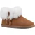 Hush Puppies Ayana Suède en imitatiebont pantoffels voor dames in Tan