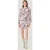 IRO Paris Paolina Dress In Grey/ecru/pink Dress