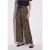 Street One Dames Broek met gedessineerde Wide Legs in Bruin