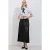 Hoge Taille Maxi Rok met Rimpeldetails