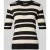 MORE & MORE Gebreid shirt met ronde hals en labeldetail