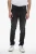 Skinny Fit NICK Stone Washed Denim 14cm in Zwart