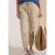 Cecil Dames Broek met Mid Waist-taille en smalle pijpen in een Loose Fit-pasvorm in Beige