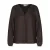 Vrouwelijke satijnen viscose blouse met geplooide details COMMA