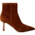 Steve Madden Sabine suède enkellaarsjes met lage hak voor dames (Cognac)