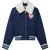 Casablanca Nylon Bomberjack In Marineblauw