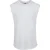 Urban Classics Heren mouwloze top met open rand (Wit)