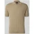 Armani Exchange regular fit poloshirt met ritssluiting
