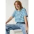 Oversized Gestreepte Crew Neck Crop T-Shirt
