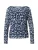 VILA Blouse ‘VIMETZA’  navy / wit