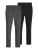 JACK & JONES Chino  antraciet / zwart