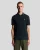 Lyle & Scott gestreept poloshirt met punt – marineblauw