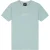 Malelions Junior Striped Signature T-Shirt | Sky Blue