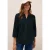 Cecil Dames Corduroy blouse met gespleten hals in Groen