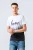 Hype Junior Mono Fade T-shirt voor jongens in wit zwart
