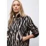 Street One Dames Nep bont zebra blouson in Bruin