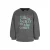 B.Nosy rechtvallende sweater met print – grijsgroen