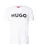 HUGO Shirt ‘Dulivio’  zwart / wit