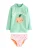 Next UV-bescherming  pastelgroen / donkergroen / perzik / rosa