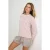 TRENDYOLMİLLA Dames Gestreept Lang Regular fit T-shirts