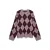VERO MODA pullover met print en wol – donkerrood