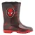 Spiderman regenlaarzen met profielzool – zwart