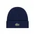 Lacoste muts met logo – donkerblauw