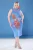 Trendyol Curve Dames Meerkleurig Bloemen Midi Mouwloos Casual Recht Grote maten Jurk