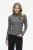 VILA top zwart rib gebreid
