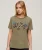 Tattoo T-shirt met Tekst en Grafische Print Khaki