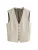 Next Gilet  beige / wit