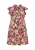 Usha Jurk ‘Spring Summer’  lichtgroen / donkergroen / lila / rosa