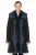 Dames marineblauwe Toscaanse schapensuède trenchcoat – Celeste