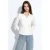 MANGO TEEN getailleerde blouse – wit