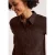 Street One Dames Blouse met lange mouwen en borstzakken in Bruin