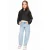 Retour Jeans gestreepte jas – zwart