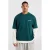America Today boxy T-shirt met backprint – donkergroen