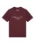 Watapparel Shirt ‘Früher War Mehr Lametta’  bordeaux / wit