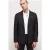 The Kooples Satin Lapel Crossed Jacket Black