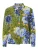 Rich & Royal Blouse  blauw / geel / lichtgroen / zwart