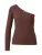JUST FEMALE Shirt  donkerbruin