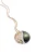 Orphelia ‘Unari’ Dames 925 Sterling Zilveren Ketting met Hangertje – Zilver/Roze ZH-7112