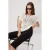 TRENDYOLMİLLA Dames Ecru Ajour Mouwloos Regular fit Blouses