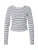 ONLY Shirt ‘ONLKISS’  donkerblauw / wit