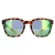 Smith Founder A84 X8 mat schildpad groene spiegel zonnebril