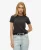 Superdry Vrouwen Essential Nauwsluitend T-shirt met Logo Bruin