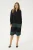 Jurk Feminine black green
