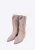 Wittchen Suède Slip-On Cowboylaarzen voor Dames Beige Suède Leer